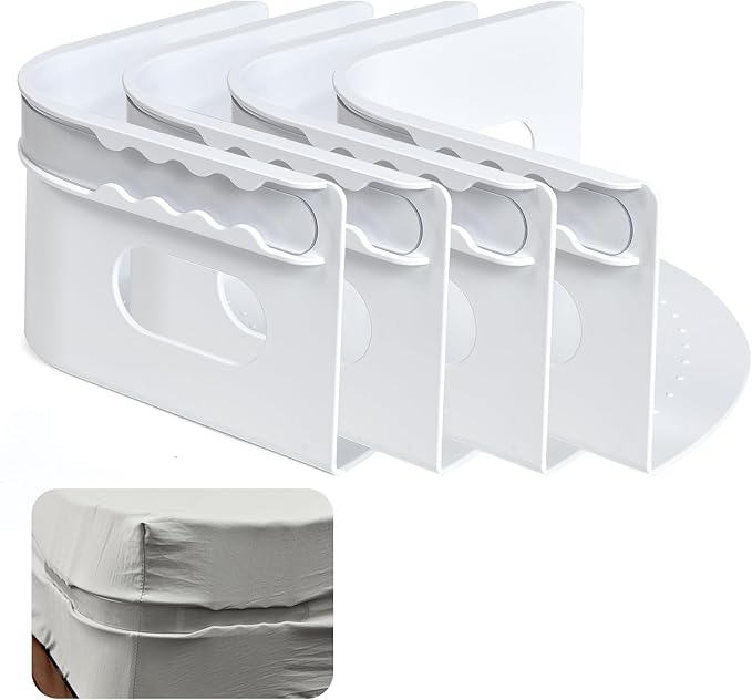 No-Slip Bed Sheet Grippers (Set of 4)