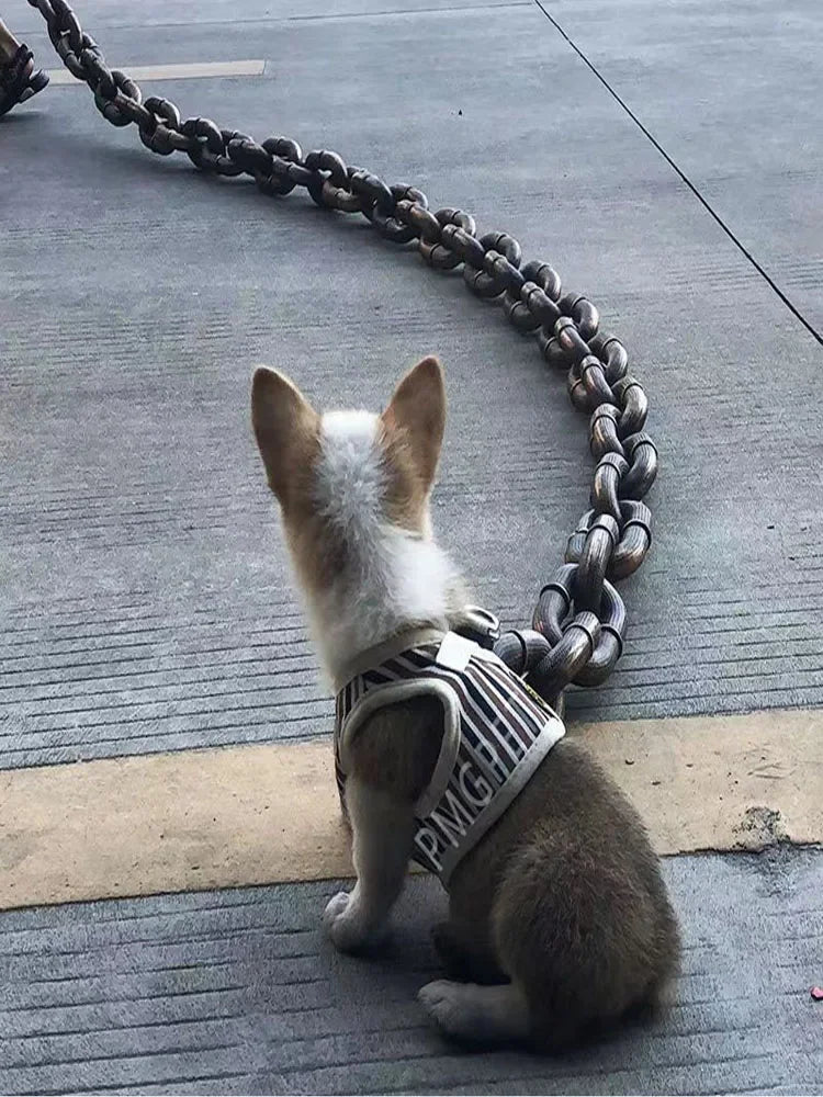 Big Fake Simulated Traction Chain Dog Leach