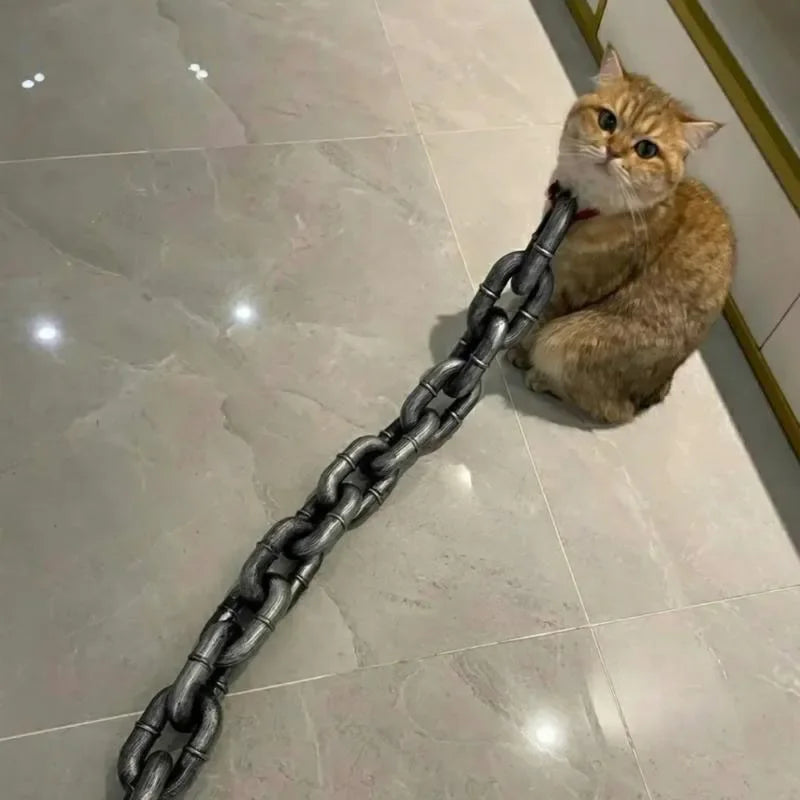 Big Fake Simulated Traction Chain Dog Leach